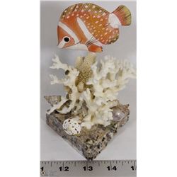 CORAL AND FISH ORNAMENT