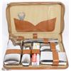 Image 1 : VINTAGE AUSCO MEN GROOMING SET IN LEATHER CASE
