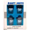 Image 1 : NEW 4PC AUTONUTZ MAN CAVE SHOT GLASSES
