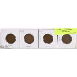 CANADIAN LARGE PENNY COLLECTION 1916-1919