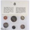 Image 1 : 1972 CANADIAN 6 COIN UNCIRCULATED SET WITH COA