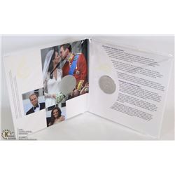 2013 CANADIAN 25 CENT "BIRTH OF THE ROYAL INFANT"