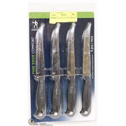 JA HENCKLES 4PC STEAK KNIFE SET