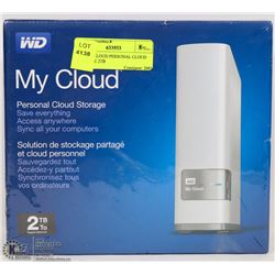WD MY CLOUD PERSONAL CLOUD STORAGE 2TB
