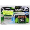 Image 1 : LOT OF 6 ENERGIZER AA RECHARGEABLE BATTERIES