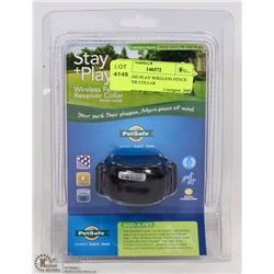STAY AND PLAY WIRELESS FENCE RECEIVER COLLAR