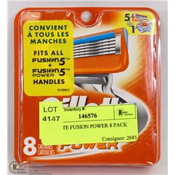 GILLETTE FUSION POWER 8 PACK