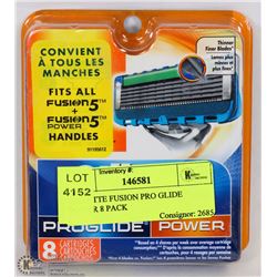 GILLETTE FUSION PRO GLIDE POWER 8 PACK