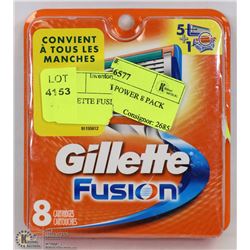GILLETTE FUSION 8 PACK