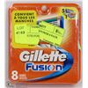 GILLETTE FUSION 8 PACK
