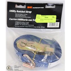 KINEEDYNE UTILITY RATCHET STRAP 1"X12'