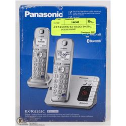 PANASONIC KX-TGE262C DIGITAL CORDLESS PHONE