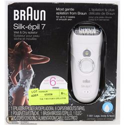 BRAUN SILK 7 WET/DRY EPILATOR
