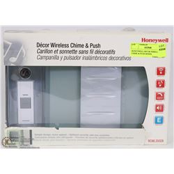 HONEYWELL DECOR WIRELESS CHIME & PUSH MODEL