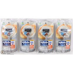 BOX W/4 NEW GILLETTE FUSION PROGLIDE