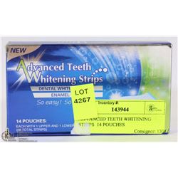 ADVANCED TEETH WHITENING STRIPS  14 POUCHES