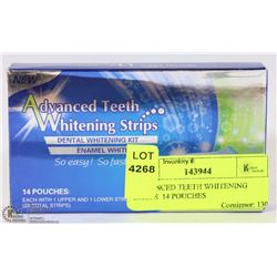 ADVANCED TEETH WHITENING STRIPS  14 POUCHES