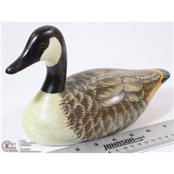 SIGNED CANADA GOOSE DECOY MARSHLANDS DECOYS