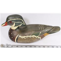 #1 HAND CARVED AND PAINTED WOOD DUCK