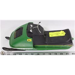 ANTIQUE BATTERY OPERATED JOHN DEERE SNOWMOBILE