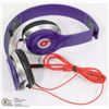 Image 1 : REPLICA BEATS OVER EAR HEADPHONES  PURPLE