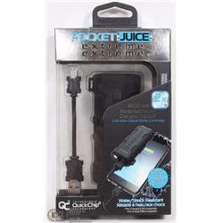 NEW POCKET JUICE 4000mAh PORTABLE CHARGER WITH