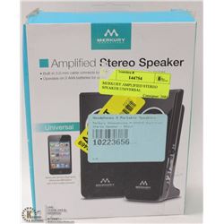 MERKURY AMPLIFIED STEREO SPEAKER UNIVERSAL