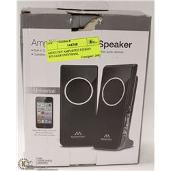 MERKURY AMPLIFIED STEREO SPEAKER UNIVERSAL