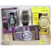 Image 1 : FLAT OF FOUR NEW ASSORTED WATCHES