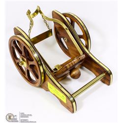 CANON WOOD & BRASS LIQUOR DISPLAY