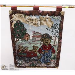 LARGE BOYDS BEARS WALL BANNER