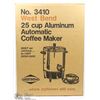 NO. 340 WEST BEND 25 CUP ALUMINUM AUTOMATIC