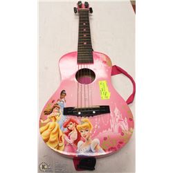 DISNEY PRINCESS GUITAR WITH STRAP