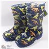 Image 1 : PAIR OF "BOYS" LITE UP RUBBER BOOTS SIZE 8