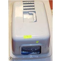 HOODED CAT LITTER PAN W/DISH SET