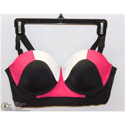 LADIES BLACK &  PINK SWIMWEAR TOP SIZE X