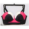 LADIES BLACK &  PINK SWIMWEAR TOP SIZE X
