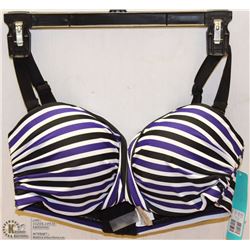 LADIES STRIPPED SWIMWEAR TOP SIZE XL  (MSRP $60)