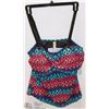 LADIES BATHING TOP SIZE LARGE  (MSRP $52)
