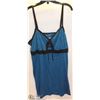 STRIPPED LADIES TANK DRESS W/BRA ELASTIC - SIZE 3X