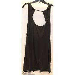 BLACK BATHING SUIT TANK DRESS - SIZE 4X