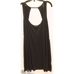 BLACK BATHING SUIT TANK DRESS - SIZE 3X