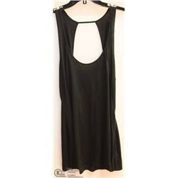 BLACK BATHING SUIT TANK DRESS - SIZE X