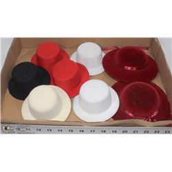FLAT OF DOLL HATS