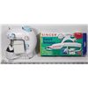 KIDS SEWING MACHINE WITH ADAPTER AND SINGER