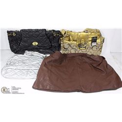LOT OF 4 LADIES  PURSES
