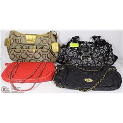 LOT OF 4 LADIES  PURSES