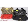 LOT OF 4 LADIES  PURSES