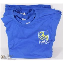 LOT OF 5 BLUE RBC TSHIRTS SIZE XL