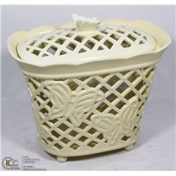 PRINCESS HOUSE 2PC CERAMIC HOLDER WITH